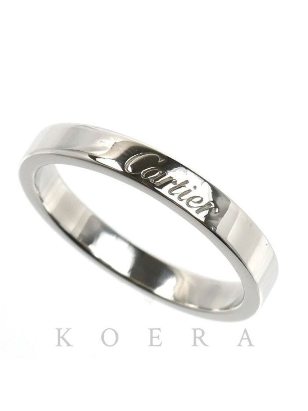Cartier Platinum Wedding Ring 56 Vintage